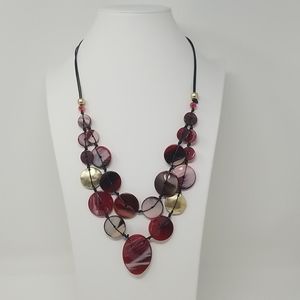 Fashion Statement cellulose acetate chunky set